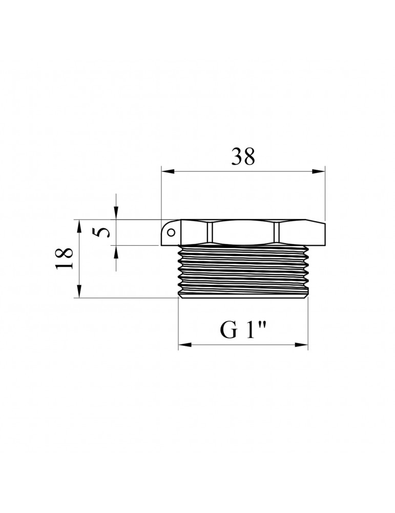 Заглушка під пломбу Nikiforov 1" РЗ нікель | купити | SilverGoose.com.ua.com.ua
