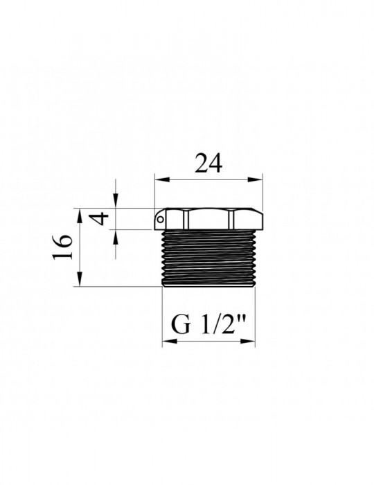 Заглушка під пломбу Nikiforov 1/2" РЗ нікель | купити | SilverGoose.com.ua.com.ua