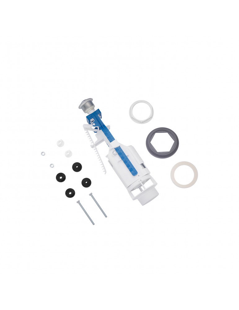 Зливний клапан для бачка унітаза Kroner KRP - DB77 з подвійною кнопкою | купити | SilverGoose.com.ua.com.ua