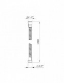 Шланг для душу Kroner KRM - C602 150 см | купити | SilverGoose.com.ua.com.ua