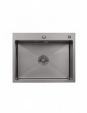 Кухонна мийка Kroner KRP Schwarze - 6350HM PVD (3.0/1.0 мм) | купити | SilverGoose.com.ua.com.ua