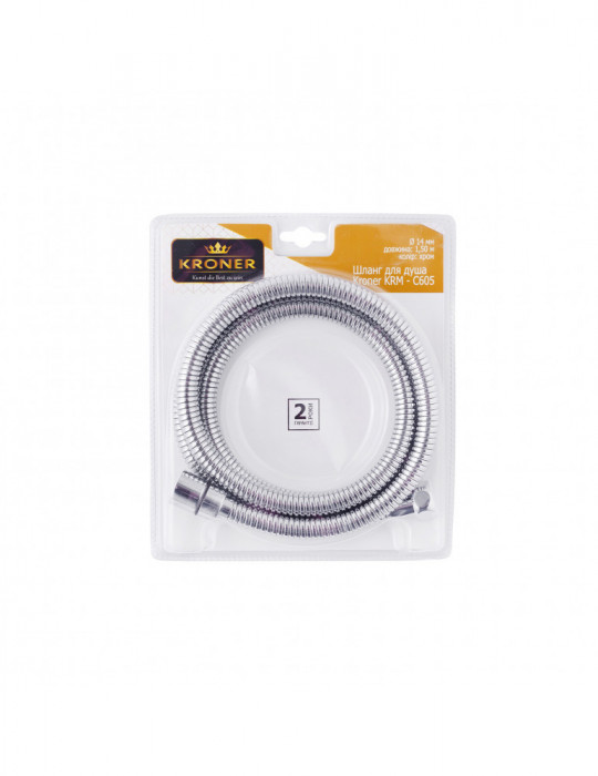 Шланг для душу Kroner KRM - 605 Anti-Twis 150 см | купити | SilverGoose.com.ua.com.ua
