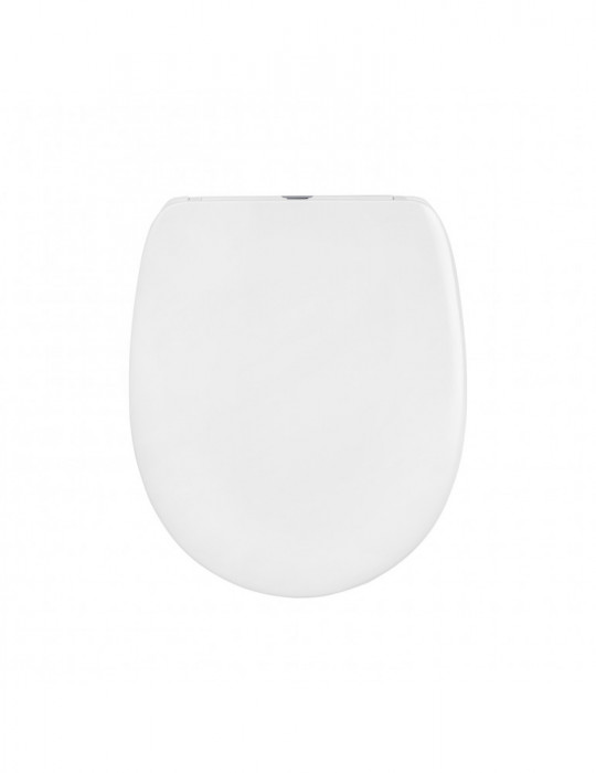 Унітаз підвісний Kroner KRP - A534UF Rimless 410х355х555 мм, сидіння Slim Duroplast / Soft-close / Quick relase | купити | Silve
