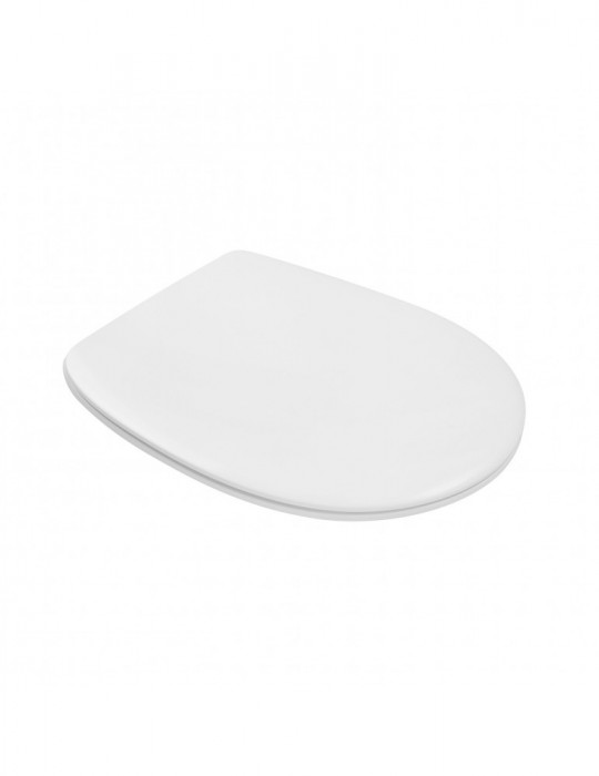 Унітаз підвісний Kroner KRP - A534UF Rimless 410х355х555 мм, сидіння Slim Duroplast / Soft-close / Quick relase | купити | Silve