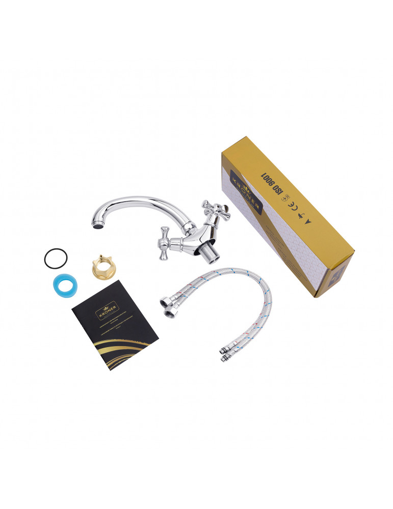 Змішувач для кухні Kroner KRM Rhein - C031 | купити | SilverGoose.com.ua.com.ua