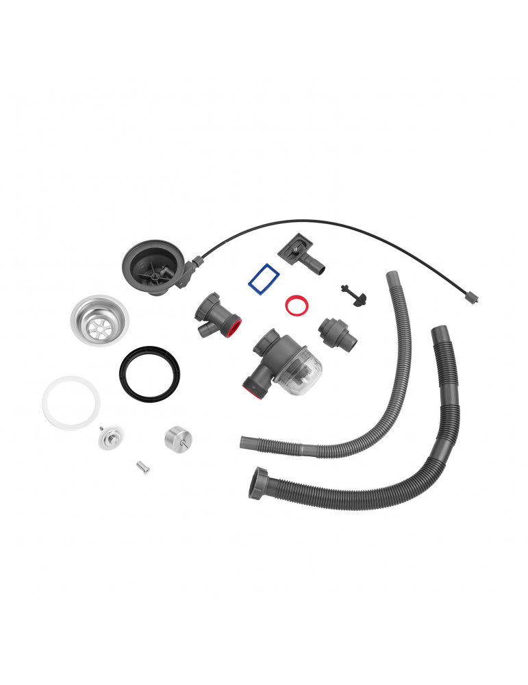 Кухонна мийка Kroner KRP Schwarze - SET7546HM PVD (3.0/0.7 мм) | купити | SilverGoose.com.ua.com.ua