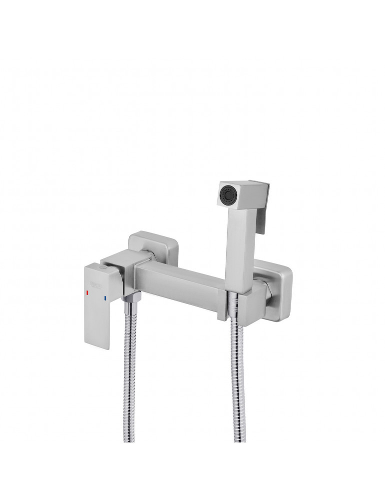 Набір для гігієнічного душу зі змішувачем Kroner KRP Edelstahl Kubus - ESG052 | купити | SilverGoose.com.ua.com.ua