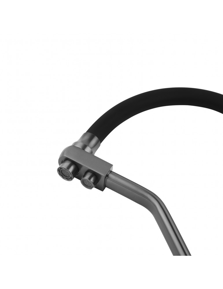 Змішувач для кухні з підключенням до фільтра Kroner KRP Edelstahl Klassisch - PVD03817BLK | купити | SilverGoose.com.ua.com.ua