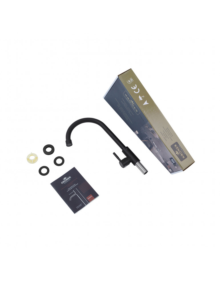 Кран на одну воду Kroner KRP Edelstahl Klassisch - SCH098 | купити | SilverGoose.com.ua.com.ua