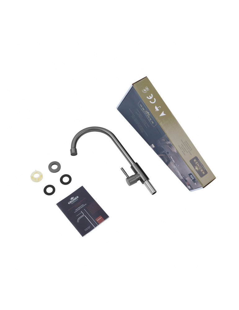 Кран на одну воду Kroner KRP Edelstahl Klassisch - SCH098PVD | купити | SilverGoose.com.ua.com.ua