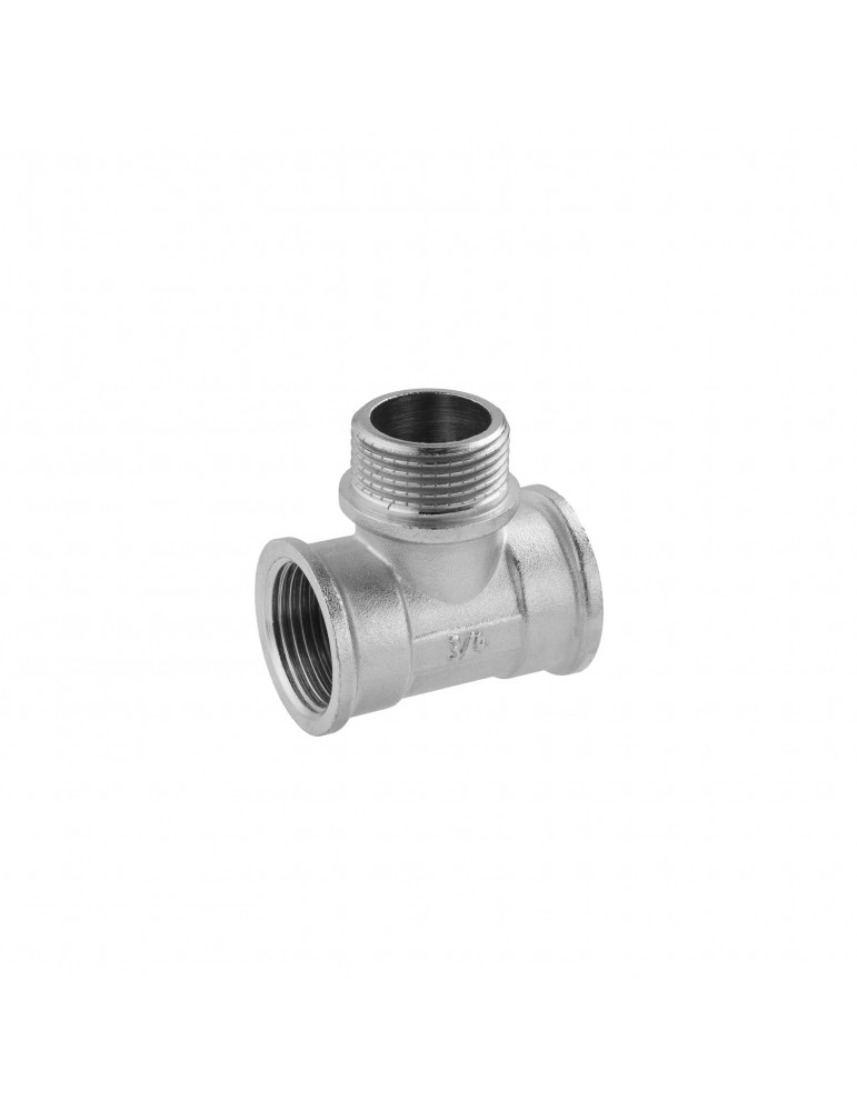 Трійник Nikiforov 3/4" ВЗВ нікель | купити | SilverGoose.com.ua.com.ua