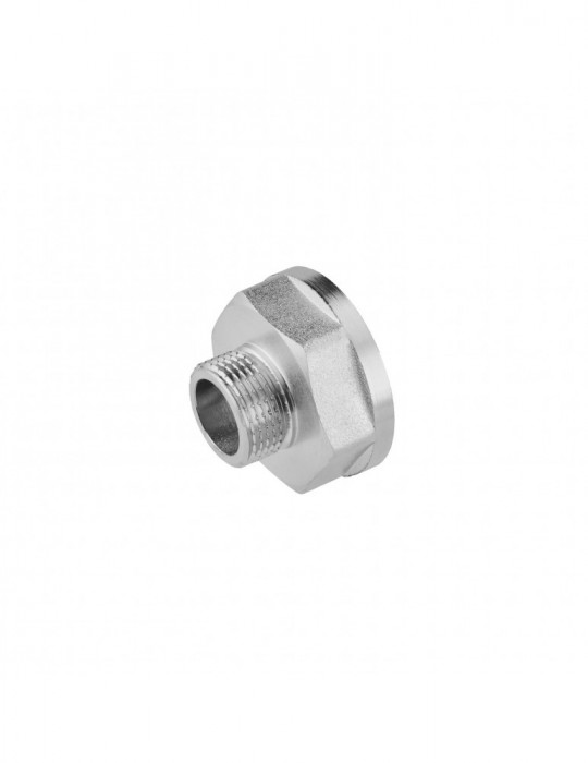 Футорка Nikiforov "Premium" 1/2"х1 1/4" ВЗ нікель | купити | SilverGoose.com.ua.com.ua