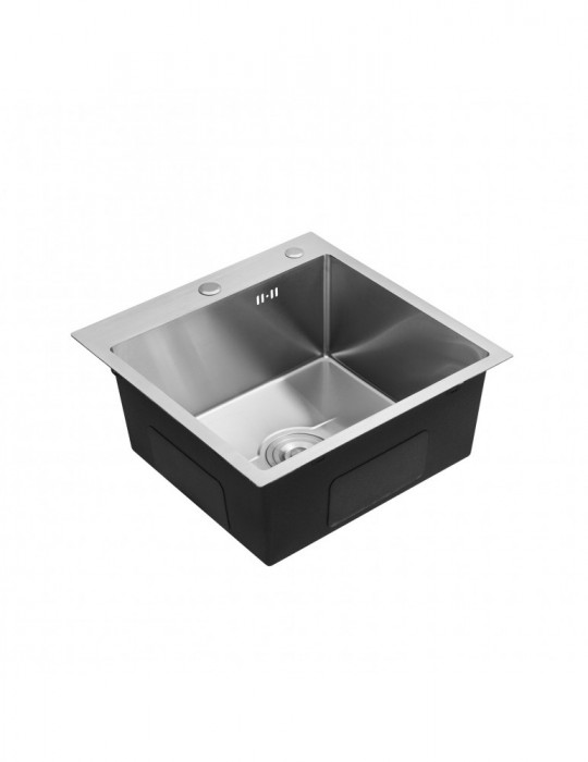 Кухонна мийка Kroner KRP Derby - 5050HM Brush (2,5/0,5 мм) | купити | SilverGoose.com.ua.com.ua