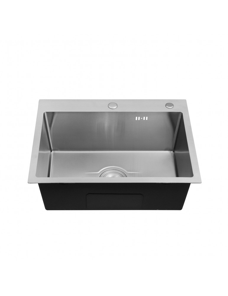 Кухонна мийка Kroner KRP Derby - 5843HM Brush (2,5/0,5 мм) | купити | SilverGoose.com.ua.com.ua