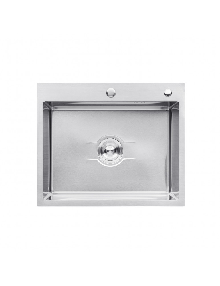 Кухонна мийка Kroner KRP Derby - 6050HM Brush (2,5/0,5 мм) | купити | SilverGoose.com.ua.com.ua