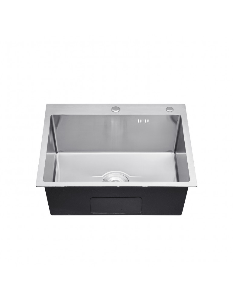 Кухонна мийка Kroner KRP Derby - 6050HM Brush (2,5/0,5 мм) | купити | SilverGoose.com.ua.com.ua