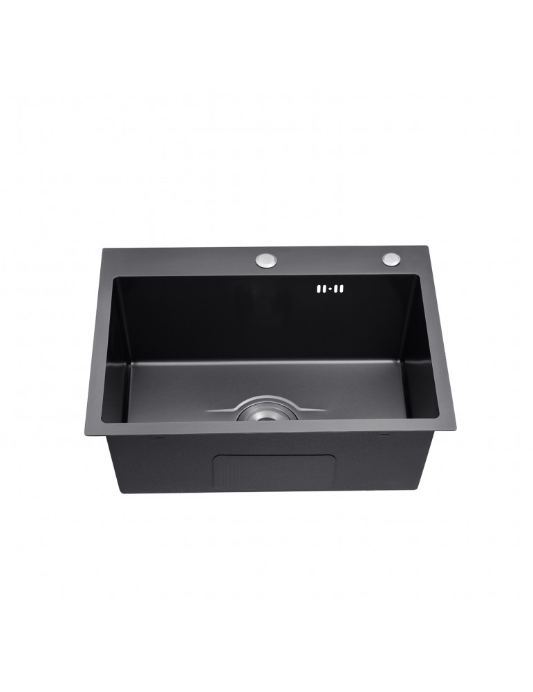 Кухонна мийка Kroner KRP Derby - 5843HM PVD (2,5/0,5 мм) | купити | SilverGoose.com.ua.com.ua