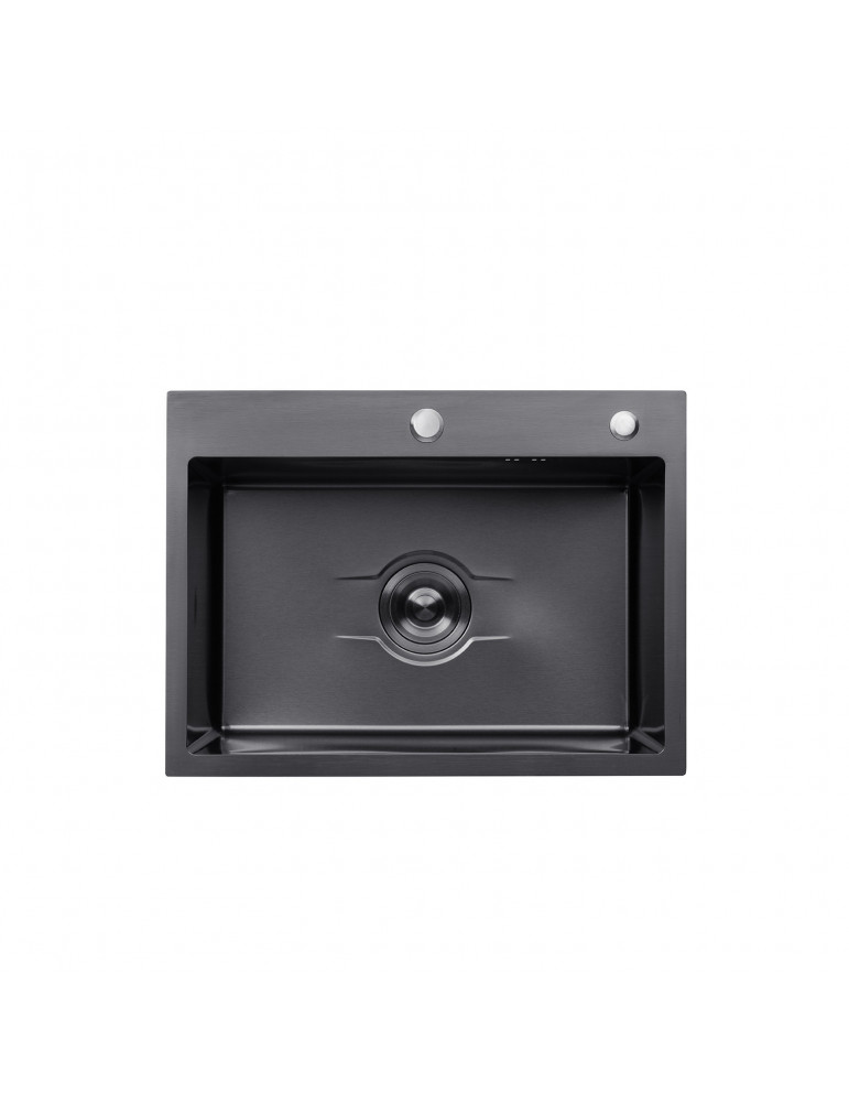 Кухонна мийка Kroner KRP Derby - 6050HM PVD (2,5/0,5 мм) | купити | SilverGoose.com.ua.com.ua