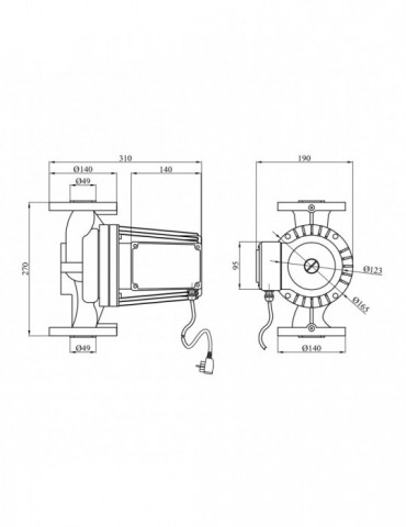Насос циркуляційний Forwater WRS 50/1100-F (Grundfos) | купити | SilverGoose.com.ua.com.ua