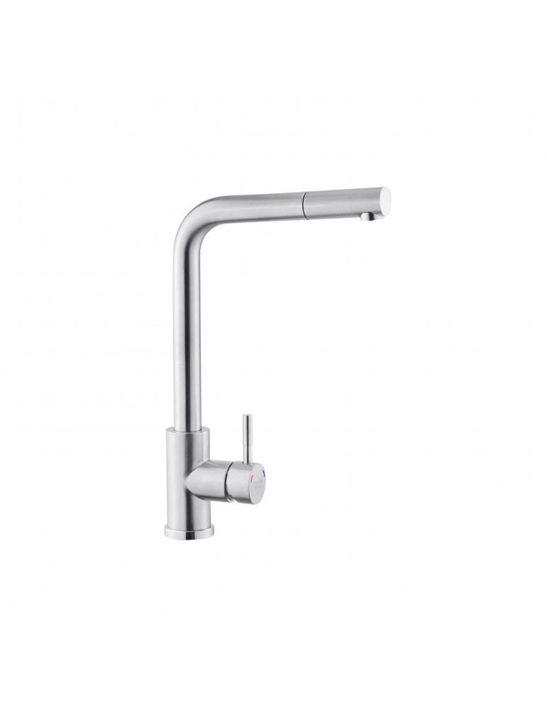 Змішувач для кухні з висувним виливом Kroner KRP Edelstahl Klassisch - ESG03917 | купити | SilverGoose.com.ua.com.ua