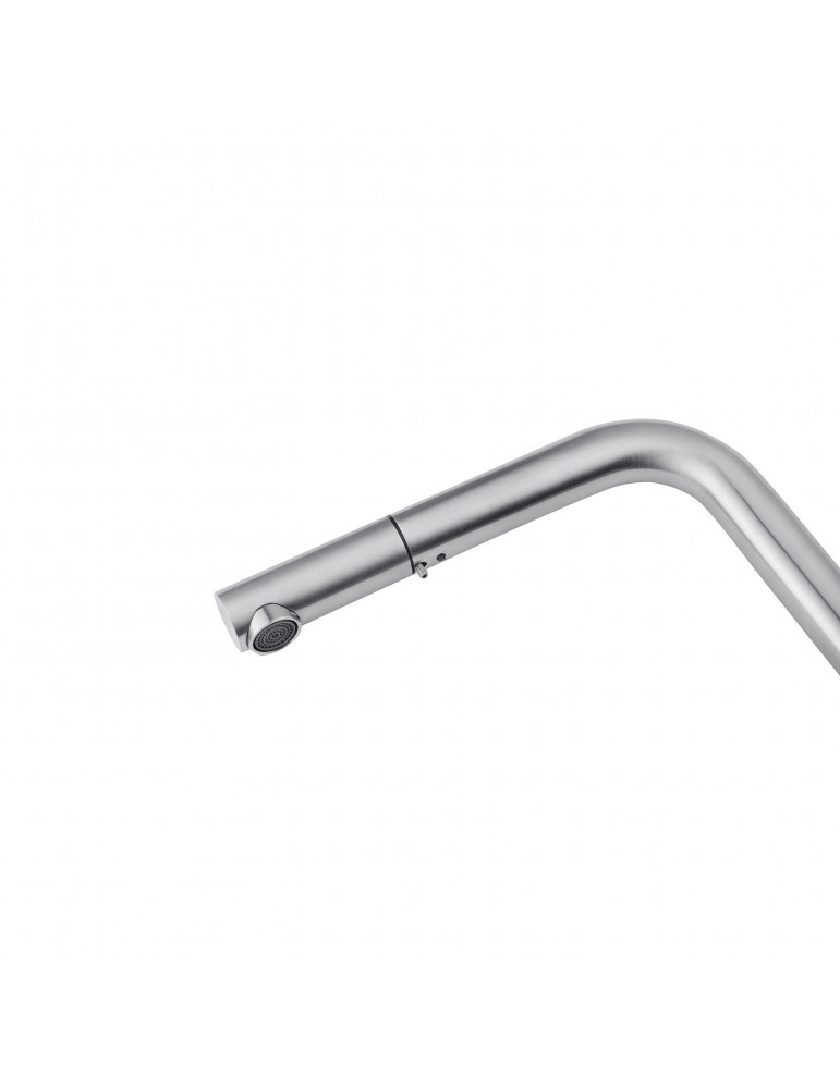 Змішувач для кухні з висувним виливом Kroner KRP Edelstahl Klassisch - ESG03917 | купити | SilverGoose.com.ua.com.ua