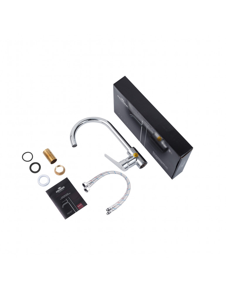 Змішувач для кухні Kroner KRP Hagen - C030 | купити | SilverGoose.com.ua.com.ua