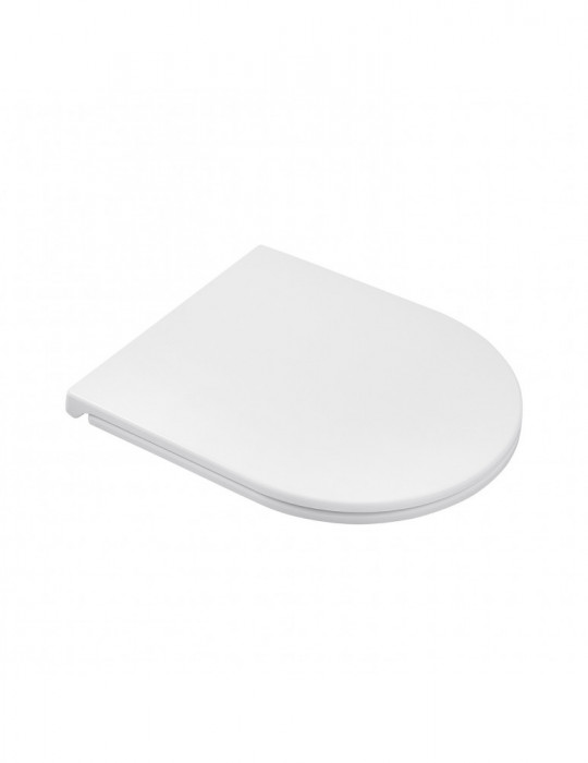 Унітаз підвісний Kroner Harz WHI493736 RIMLESS безобідковий з сидінням Slim Duroplast / Soft-close / Quick relase | купити | Sil