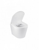 Унітаз підвісний Kroner Armada WHI513636 RIMLESS безобідковий з сидінням Slim Duroplast / Soft-close / Quick relase | купити | S