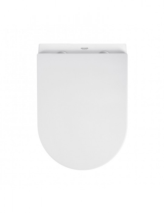 Унітаз підвісний Kroner Armada WHI513636 RIMLESS безобідковий з сидінням Slim Duroplast / Soft-close / Quick relase | купити | S