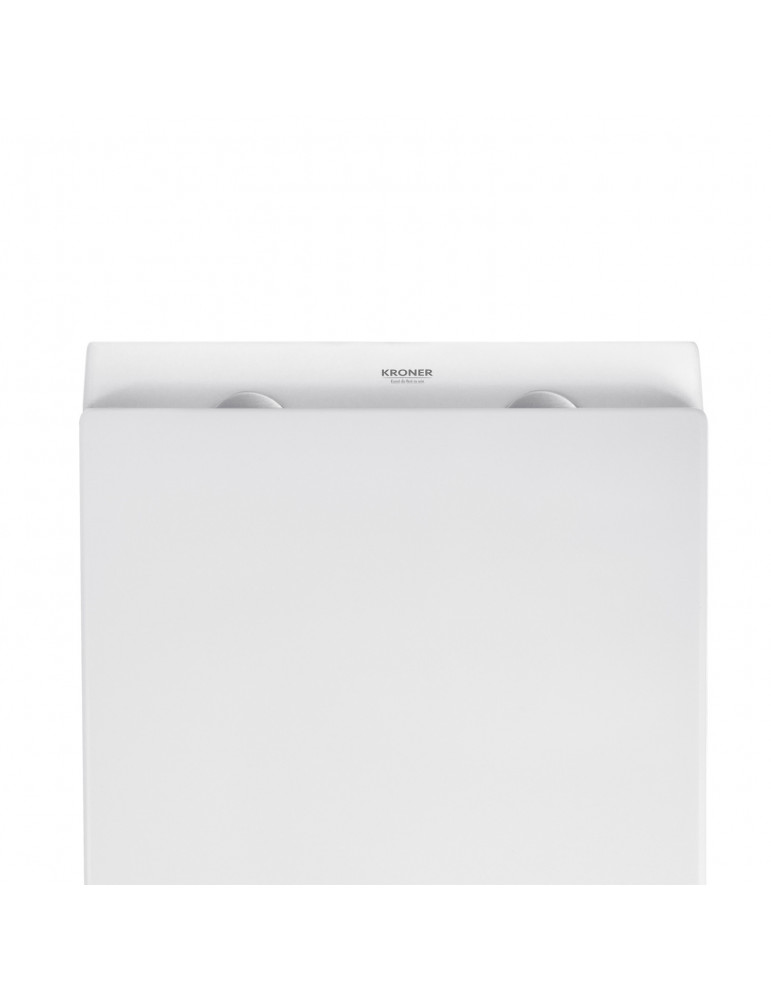 Унітаз підвісний Kroner Armada WHI513636 RIMLESS безобідковий з сидінням Slim Duroplast / Soft-close / Quick relase | купити | S