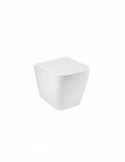 Унітаз підвісний Kroner Eifel WHI493436 RIMLESS безобідковий з сидінням Slim Duroplast / Soft-close / Quick relase