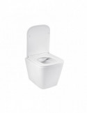 Унітаз підвісний Kroner Eifel WHI493436 RIMLESS безобідковий з сидінням Slim Duroplast / Soft-close / Quick relase | купити | Si