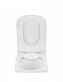 Унітаз підвісний Kroner Eifel WHI493436 RIMLESS безобідковий з сидінням Slim Duroplast / Soft-close / Quick relase | купити | Si