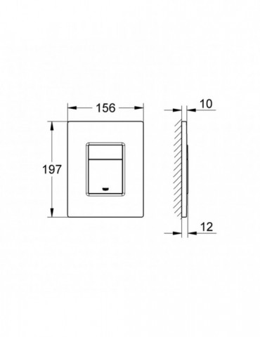Панель змиву для унітазу Grohe Skate Cosmopolitan 38732SH0 | купити | SilverGoose.com.ua.com.ua