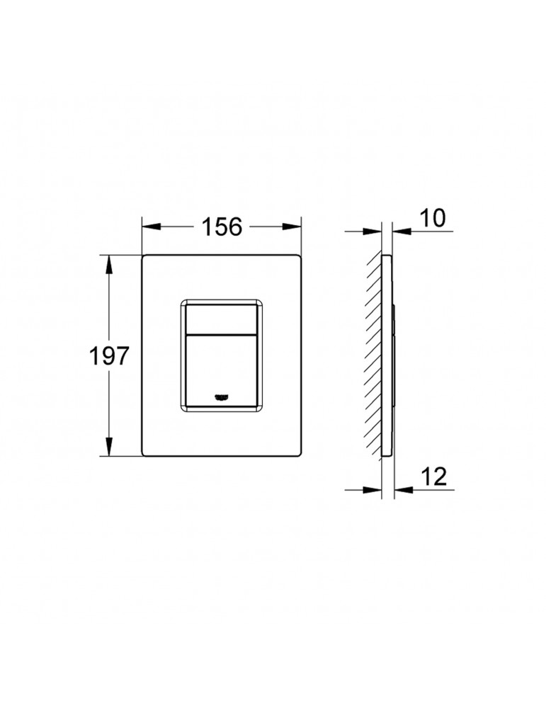 Панель змиву для унітазу Grohe Skate Cosmopolitan 38732SH0 | купити | SilverGoose.com.ua.com.ua