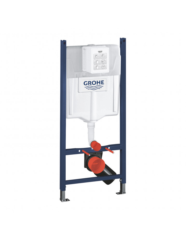 Комплект 4 в 1: Інсталяція Grohe Rapid SL 38840000 з панеллю змиву Even 38966000 + унітаз A534UF Rimless з сидінням Slim Soft Cl