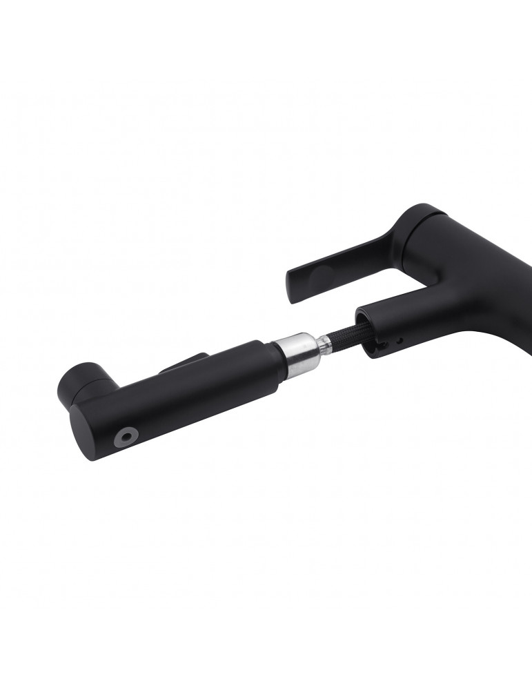 Змішувач для раковини з висувним виливом Kroner KRP Edelstahl Klassisch - SCH030-T | купити | SilverGoose.com.ua.com.ua