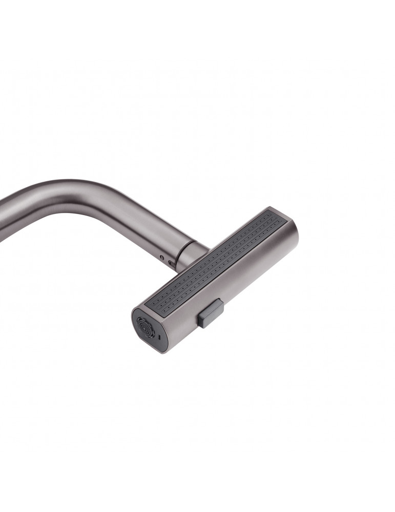 Змішувач для кухні з висувним виливом Kroner KRP Edelstahl Klassisch - PVD03918 | купити | SilverGoose.com.ua.com.ua