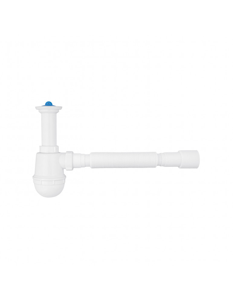 Сифон для кухонної мийки Agua TW01 1 1/2"х40/50 мм з литим випуском | купити | SilverGoose.com.ua.com.ua