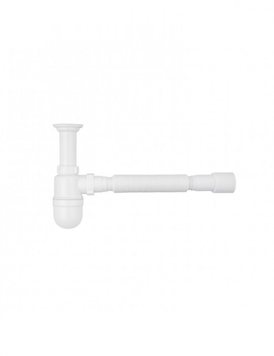 Сифон для раковини Agua TB01 1 1/2''х40/50 мм з литим випуском | купити | SilverGoose.com.ua.com.ua