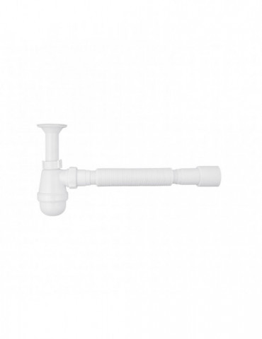 Сифон для раковини Agua TB06 1 1/4''х40/50 мм  з литим випуском
