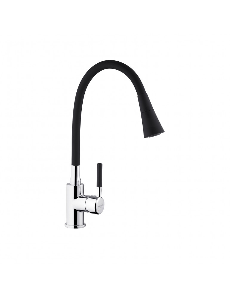 Змішувач для кухні Kroner KRM Kuche - C132BLK | купити | SilverGoose.com.ua.com.ua