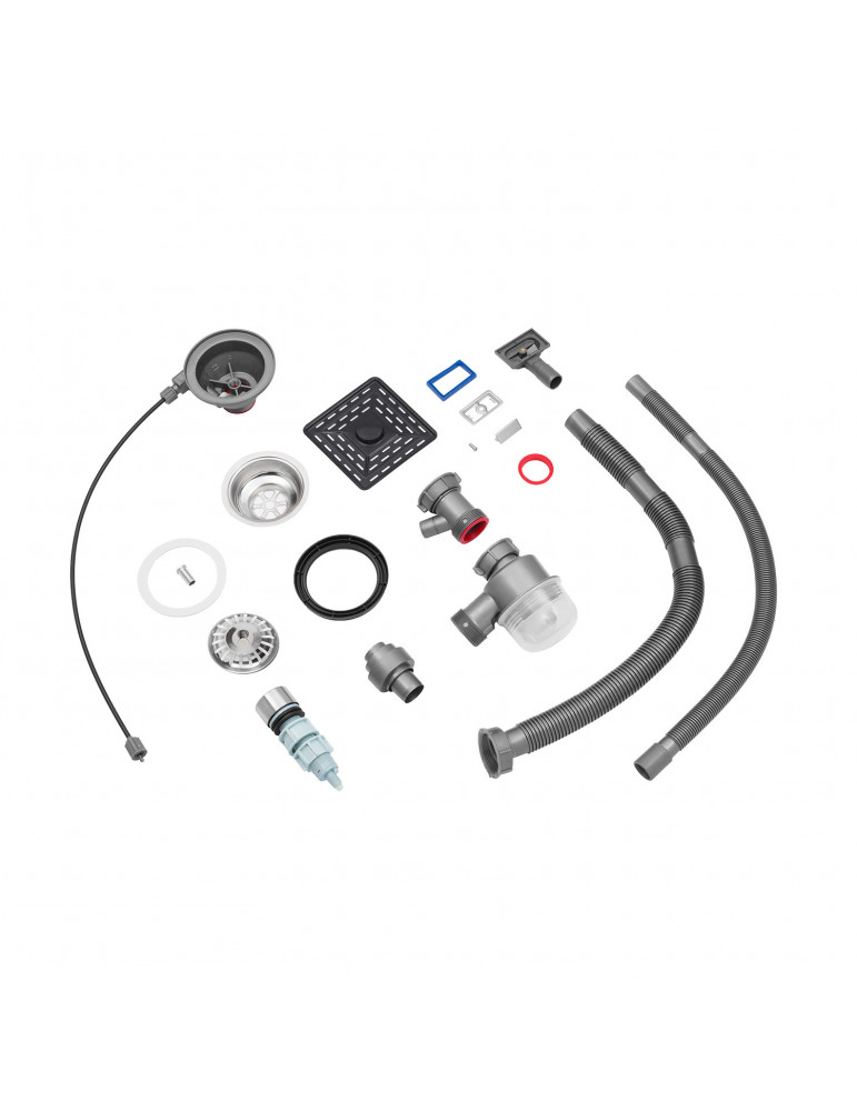 Кухонна мийка Kroner KRP Schwarze - SET7545HM PVD (3.0/0.8 мм) | купити | SilverGoose.com.ua.com.ua