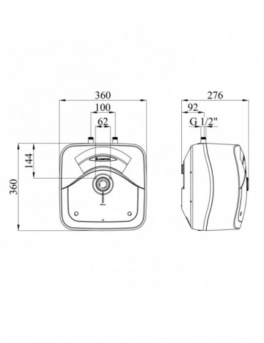 Водонагрівач Ariston Andris Rs 10U/3 з мокрим ТЕНом 3100632 | купити | SilverGoose.com.ua.com.ua