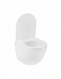 Унітаз підвісний Kroner Harz WHI483632 TORNADO безобідковий з сидінням | купити | SilverGoose.com.ua.com.ua