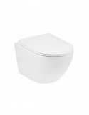 Унітаз підвісний Kroner Harz WHI523632 RIMLESS безобідковий з сидінням | купити | SilverGoose.com.ua.com.ua