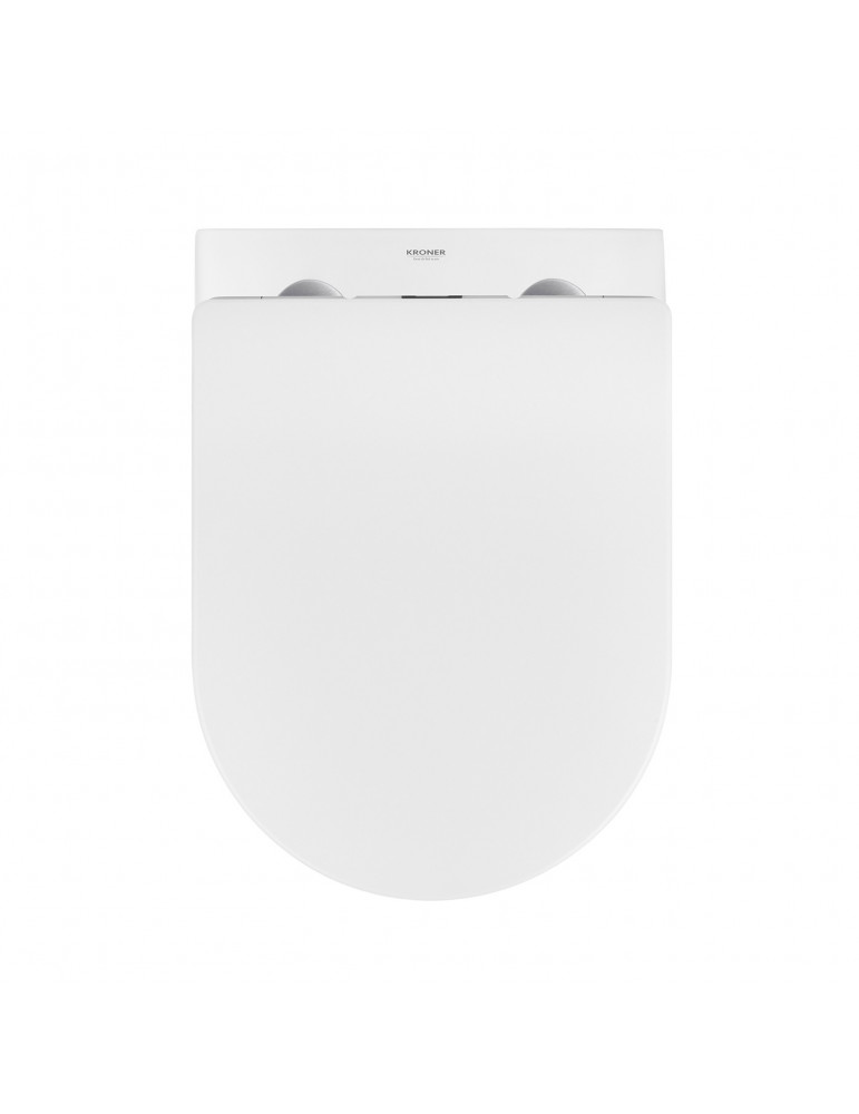Унітаз підвісний Kroner Harz WHI523632 RIMLESS безобідковий з сидінням | купити | SilverGoose.com.ua.com.ua