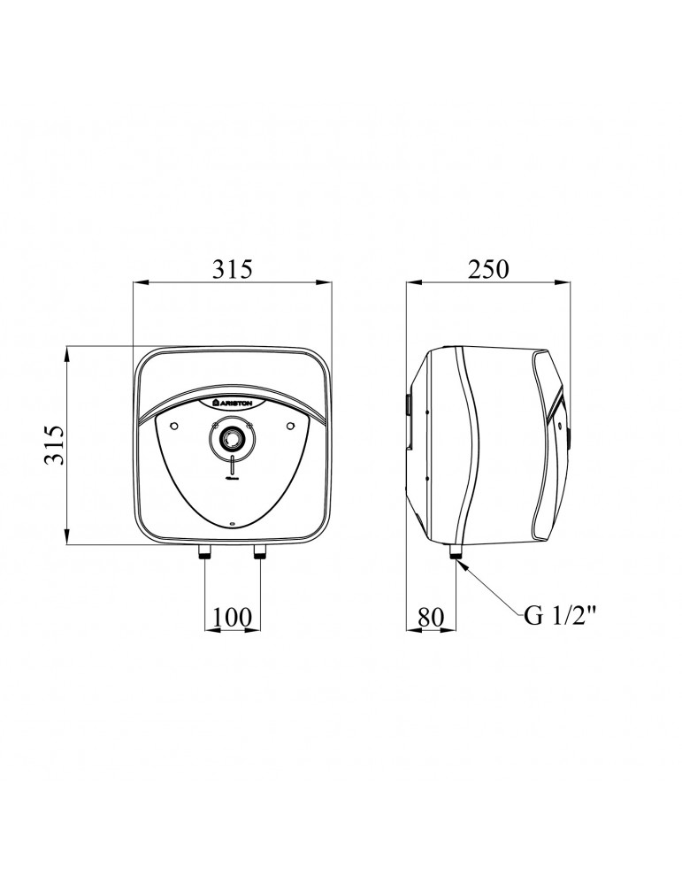 Водонагрівач Ariston Andris Lux 6 OR EU з мокрим ТЕНом 3626236 | купити | SilverGoose.com.ua.com.ua