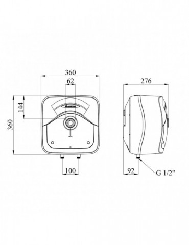 Водонагрівач Ariston Andris Rs 10/3 з мокрим ТЕНом 3100631 | купити | SilverGoose.com.ua.com.ua