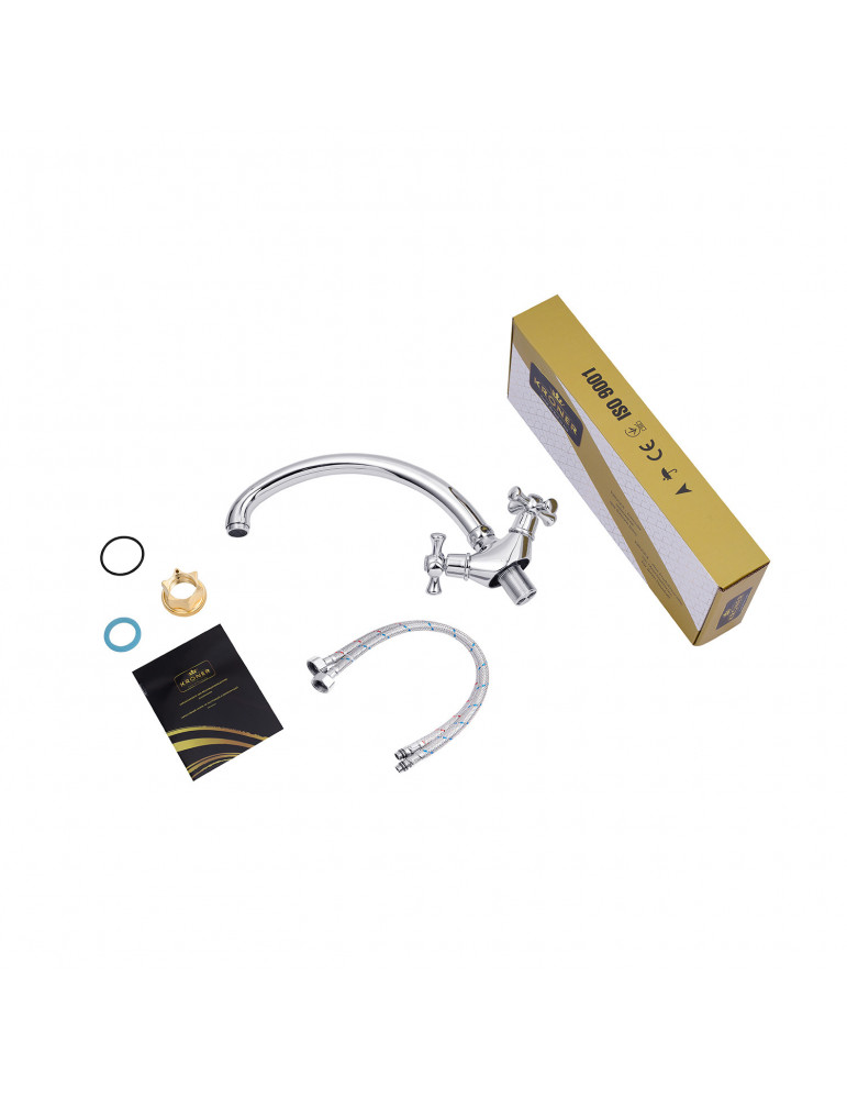 Змішувач для кухні Kroner KRM Rhein - C032 | купити | SilverGoose.com.ua.com.ua